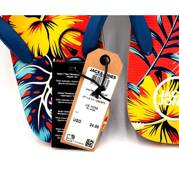 JACK & JONES MEN'S FLIPFLOP 'EXUBERANCE' SIZE 11/12 - Picture 7 of 7